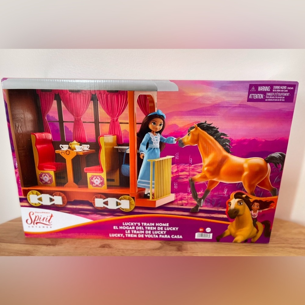 Nwt  Mattel Spirit Untamed Lucky's Train Home